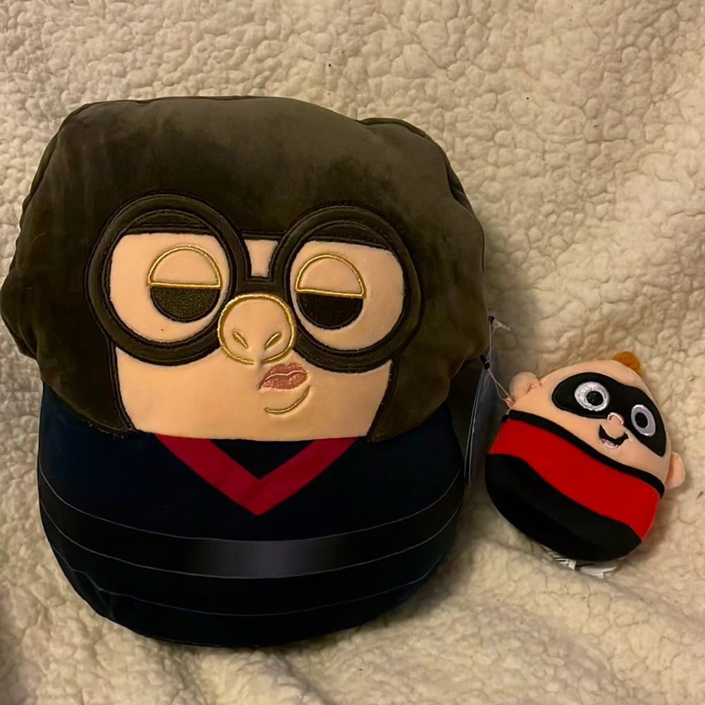 Edna Mode and Jack-Jack squishmallow